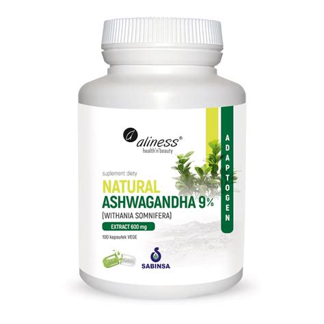 Aliness Natural Ashwagandha 9 100 Kaps MZ Store