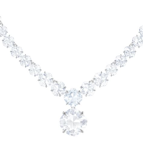 Buy Swarovski Mix Necklace White Rhodium Plating In Dubai Abu Dhabi