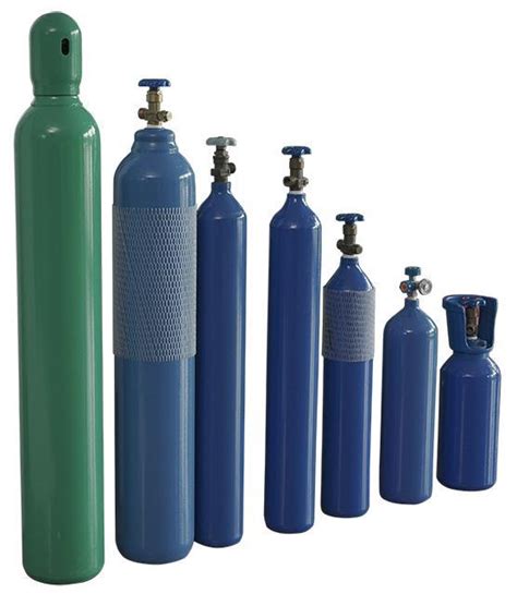 Industrial Use High Pressure 40L 200 Bar Argon Nitrogen Oxygen Gas