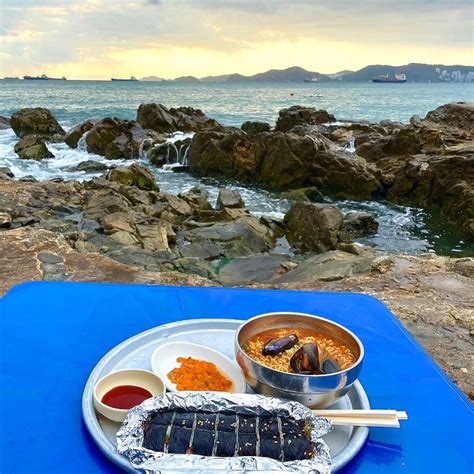 부산 영도 맛집 영도해녀촌 부산핫플 영도 오션뷰 해녀촌 김밥 성게알 라면 해산물 맛집 솔직후기