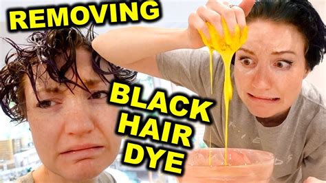 Trying To Remove Black Hair Dye From Natural Red Hair Without Bleach