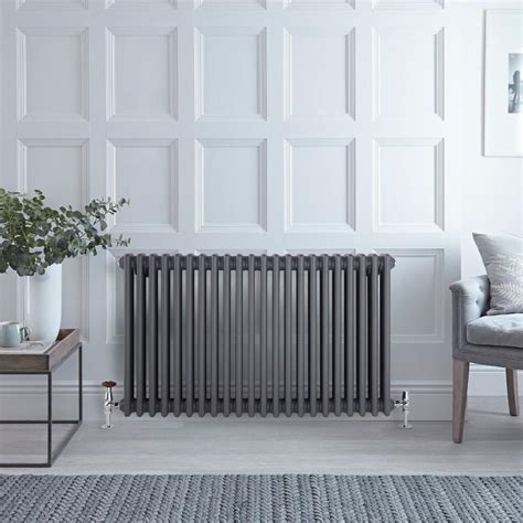 Milano Windsor Anthracite Traditional Horizontal Triple Column