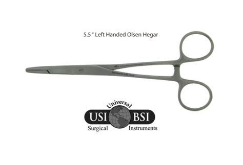 Olsen Hegar Needle Holder Left Handed - Universal Surgical Instruments