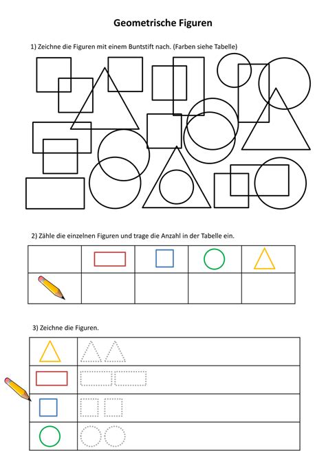 Geometrische Figuren Unterrichtsmaterial Im Fach Mathematik