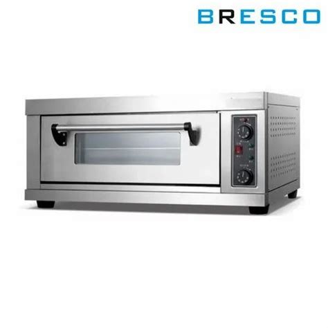 Stainless Steel Rectangular Bresco Electric Bakery Oven 1 Deck 1 Tray