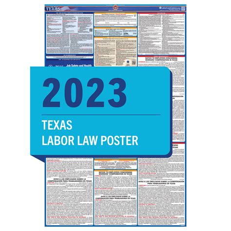 Texas And Federal Labor Law Poster Emmie Isadora