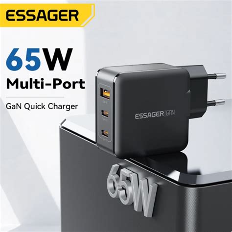 Essager Kepala Charger Fast Charging Gan Multi Port Pd W Jt G B