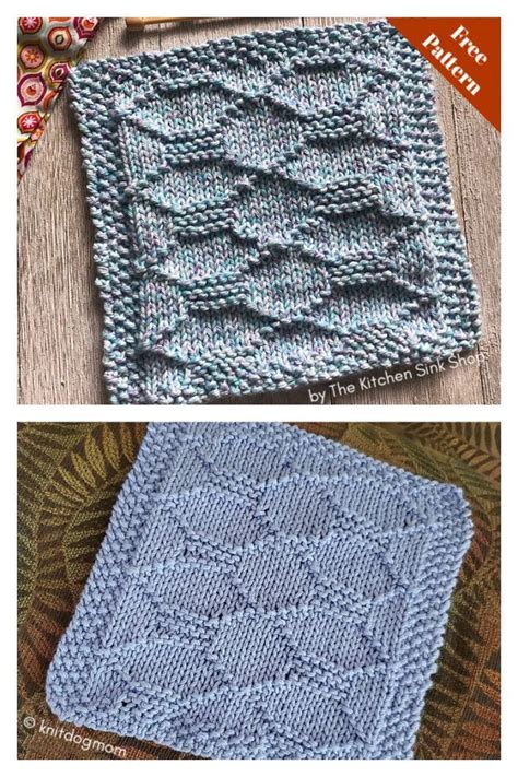 5 Honeycomb Dishcloth Free Knitting Pattern Page 2 Of 2 Knitting