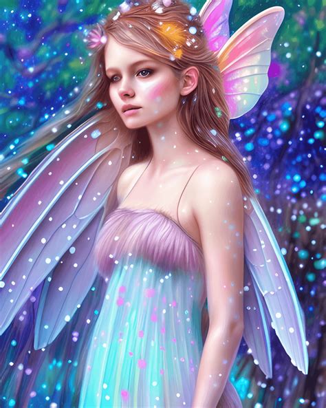 Beautiful Woodland Fairies Digital Graphic Creative Fabrica