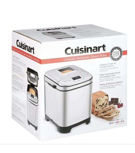 Cuisinart Compact Automatic Bread Maker CBK 110P1 Stainless Steel