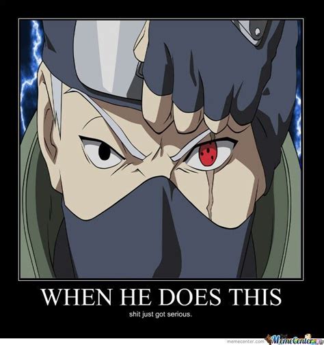 When he does this... #kakashi | Funny naruto memes, Naruto shippuden ...