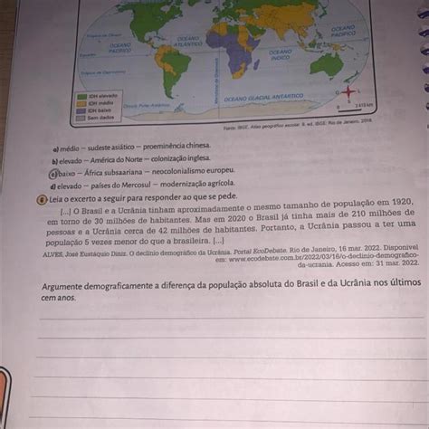 6 Leia O Excerto A Seguir Para Responder Ao Que Se Pede Argumente