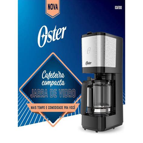 Cafeteira Compacta Inox 0 75L Oster Ocaf300 220V Preta Submarino