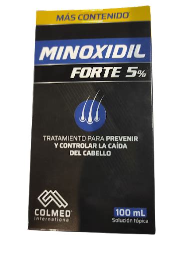 Minoxidil Forte Soluci N T Pica Colmed Ml