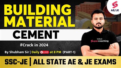 Building Material Civil Engineering Building Material For SSC JE 2024