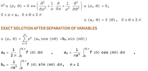 Calculus And Analysis Fourier Series Solution For Laplace Equation In