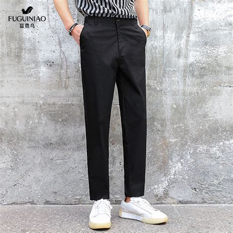 Mens Formal Suit Pants Mens Slim Suit Pants Korean Spring And Summer