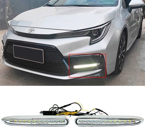 Amazon FITS 2020 2024 Toyota Corolla SE XSE Sedan 3 Colors LED DRL