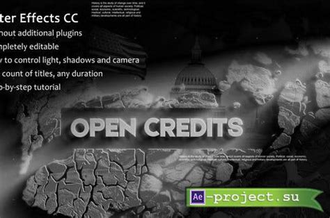 Videohive Opener Credits Cinematic Project For After