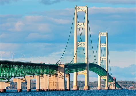 Mackinac Bridge Day Night - Postcard - Authentic Cards, Inc.