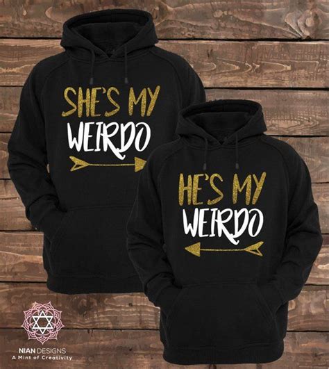 Shes My Weirdo And Hes My Weirdo Matching Couple Etsy Matching