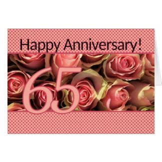 65th Wedding Anniversary Greeting Cards | Zazzle