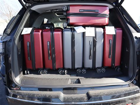 Luggage Capacity And Cargo Dimensions Of 3 Row Vehicles