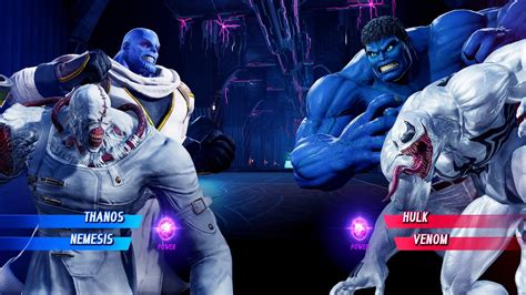 Thanos Nemesis Vs Blue Hulk Anti Venom Very Hard Marvel Vs