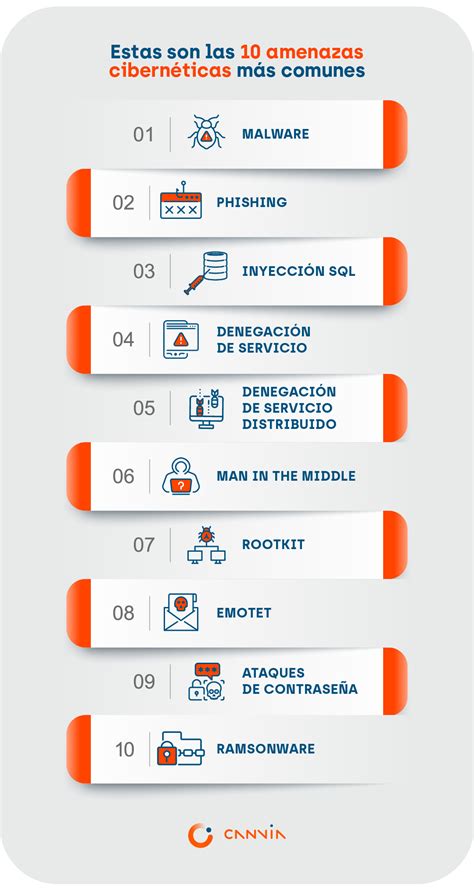 Estas son las 10 amenazas Cibernéticas más comunes