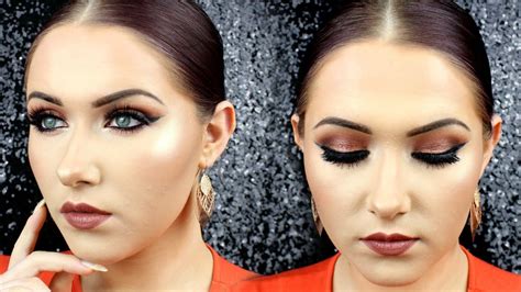 Copper Smokey Eyes Nude Lips Powder Pandemonium Palette Youtube