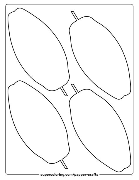 Leaves Of Banana Template Free Printable Papercraft Templates