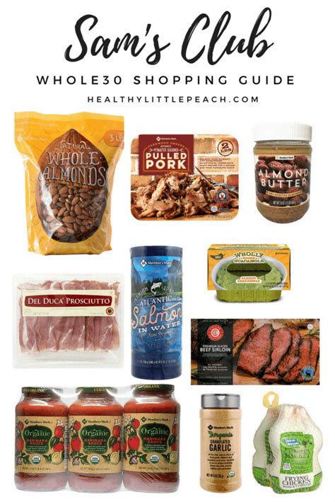 Whole30 Sam's Club Shopping Guide - Healthy Little Peach