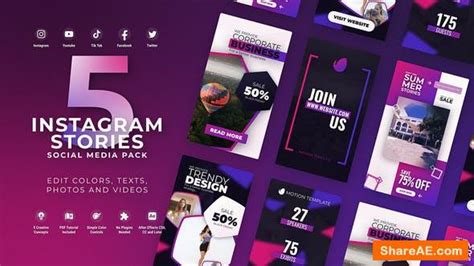 Videohive Instagram Reel Vertical Free After Effects Templates