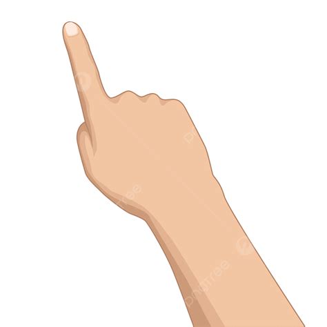 Finger Pointing Up Png