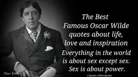 Oscar Wilde Quotes On Life