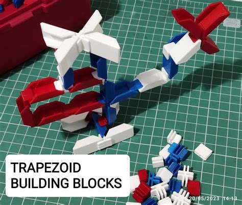 Trapezoid Building Blocks By Fábio Gil Download Free Stl Model