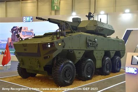 Idef 2023 Turkish Defense Company Bmc Unveils Altuğ 8x8 Armored Vehicle