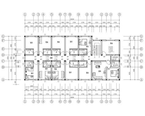 四层砖混结构宿舍公寓楼施工图（cad） 砌体结构施工图 筑龙结构设计论坛