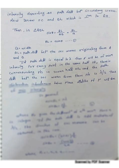 Solution Diffraction Engi Physics Studypool