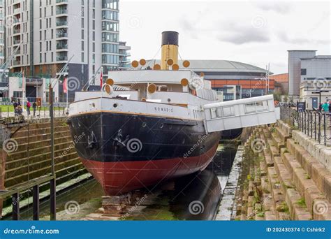 Ss Nomadic Ship In Hamilton Dry Dock Editorial Stock Image Image Of