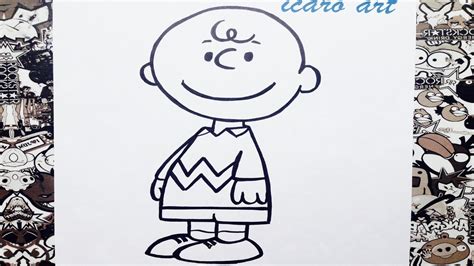 Como Dibujar A Charlie Brown De Snoopy How To Draw Charlie Brown