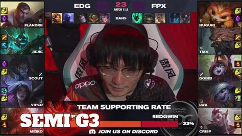 Edg Vs Fpx Game Semi Finals Lpl Spring Playoffs Edward