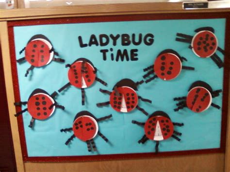 Ladybug Bulletin Board Can Write A Poem Or Descriptive Writing On The Inside Ladybug