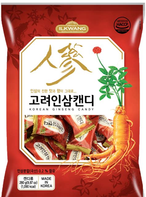 일광 고려인삼캔디 280g Korean Ginseng Candy Shinshin Mart