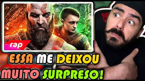 React Rap Do Kratos E Atreus God Of War N S Somos Deuses Nerd