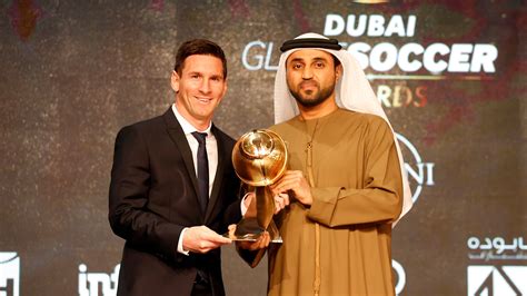 Messi is Crowned Best Player of the Year at the Globe Soccer Awards