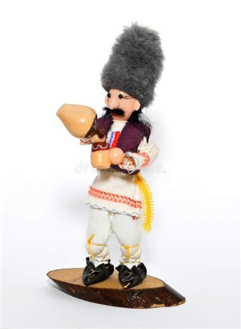 Doll Man in Balkanian Traditional Clothes Stock Image - Image of folk ...