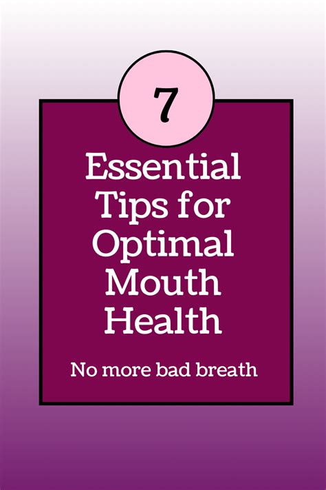 7 Essential Tips For Optimal Mouth Health Boost Your Oral Hygiene By Fitness Fusion Sep