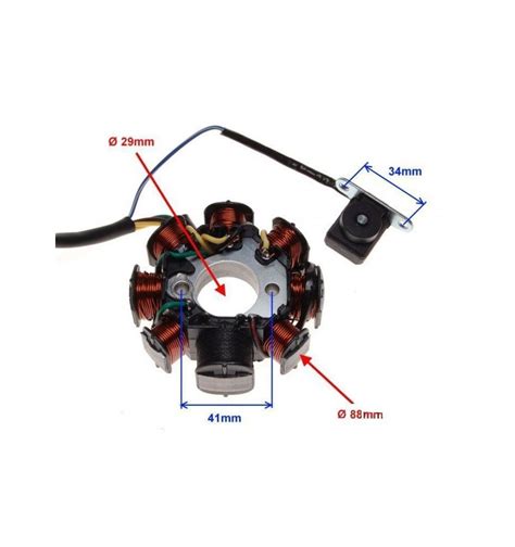 Iskrownik Stator Cewek Przewod W Piaggio Zip Nrg Sfera Free