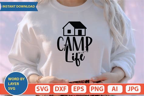 Camp Life Svg Cut File By Ismetarabd TheHungryJPEG